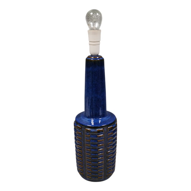 Large Ceramic Table Lamp by Einar Johansen for Søholm, Denmark, 1970s For Sale