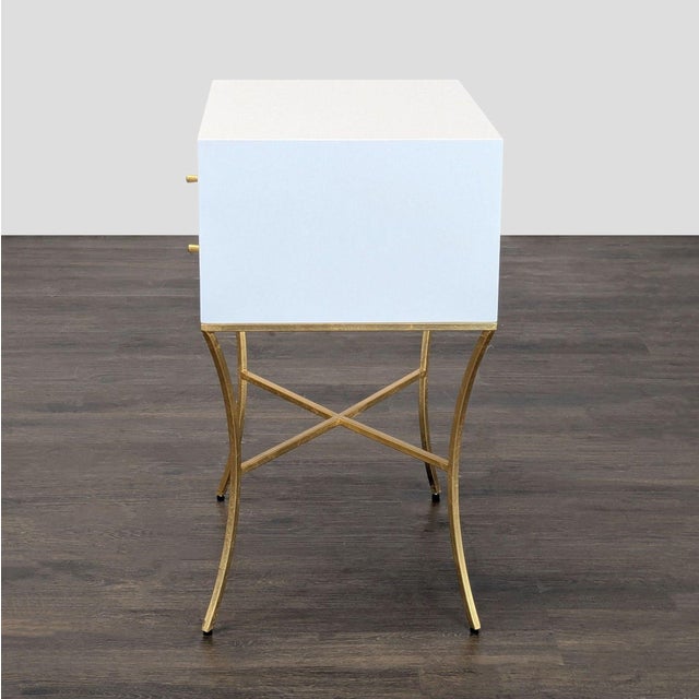 Worlds Away Worlds Away Lacquer End Table/Nightstand For Sale - Image 4 of 8