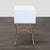Worlds Away Worlds Away Lacquer End Table/Nightstand For Sale - Image 4 of 8
