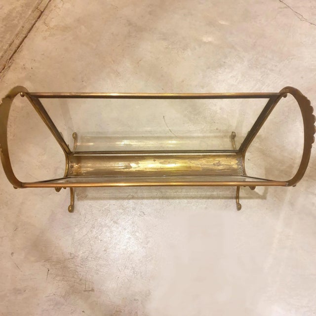 Mid Century Magazine Rack, Italy 1950s For Sale - Image 4 of 7
