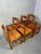 A set of 6 vintage dining chairs from Furusnickarn (Sweden). Marked. Very comfortable and stable. Chair dimensions:...