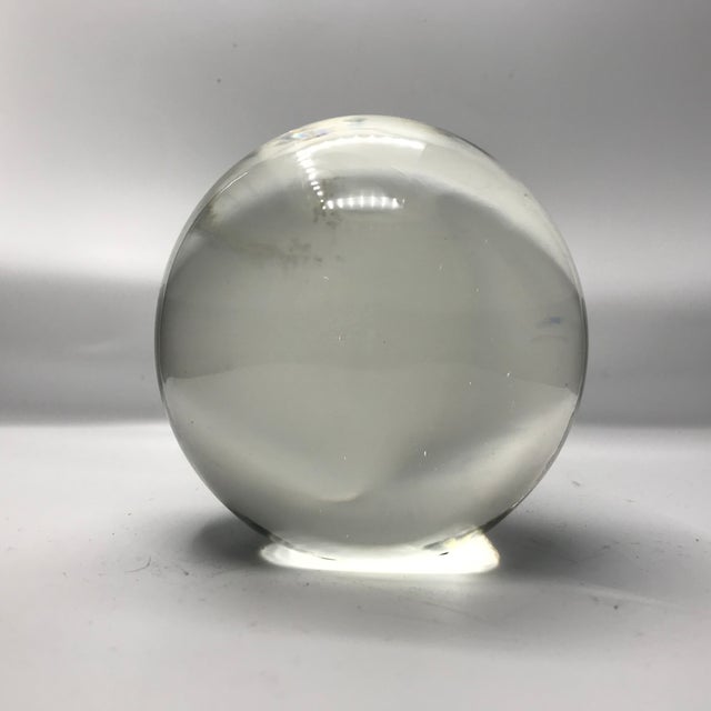 Look into my crystal ball... Vintage crystal sphere great for reading the future or just catching the light.