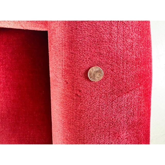 Red Set of Mid-Century Red Armchairs, 1960s For Sale - Image 8 of 16