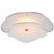 Leighton 14" Layered Flush Mount in Soft Brass with Cream Tinted Glass Designer: kate spade new york Canopy: 6.5" Round...