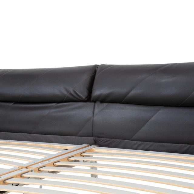 Black Leather Bed from Ruf For Sale - Image 10 of 18