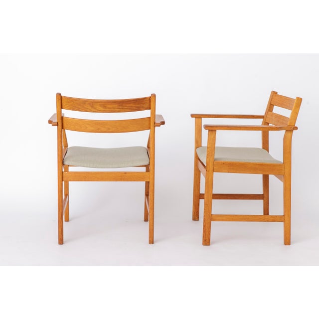 Vintage Oak Dining Chairs by Kurt Østervig for KP Møbler, 1960s, Set of 6 For Sale - Image 16 of 18