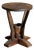 Sculptural Folk Art Side Table in Wood For Sale