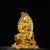 This is an exquisite antique gilt bronze sculpture of Ksitigarbha Bodhisattva, a revered figure in Buddhism known for his...