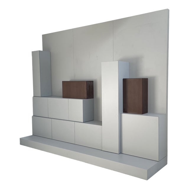 Italian Modern Grande Piatto Wall Sideboard by Andrea Branzi for Design Gallery Milano, 1991 For Sale