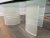 Modern Glass and Lucite Cocktail Table For Sale - Image 9 of 9