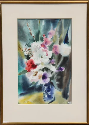 Eve Nethercott, Bouquet of Flowers Ii, Watercolor