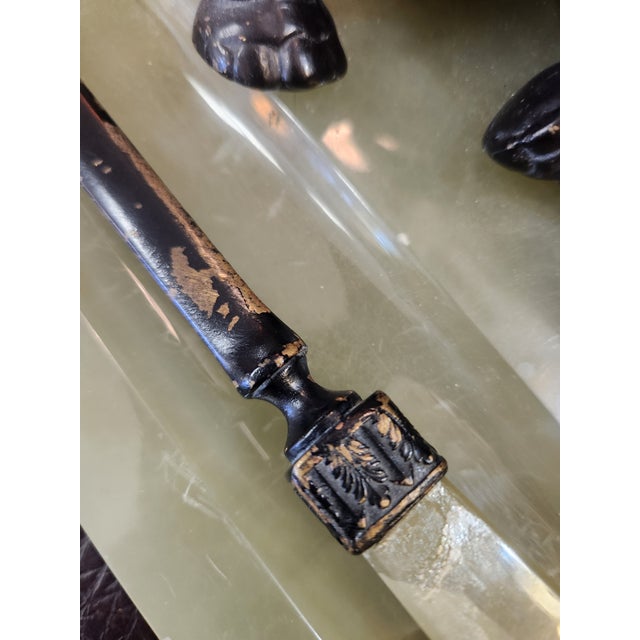 Elephant Ink Well Desk Set For Sale - Image 10 of 12