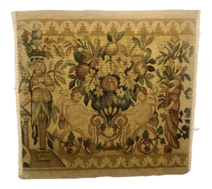 Recreated Mid 16th Century Hand Woven Wool Tapestry Fragment