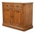 Henredon French Provincial Louis XV Carved Walnut Flip Top Buffet Server or Bar Cabinet, Circa 1970s For Sale