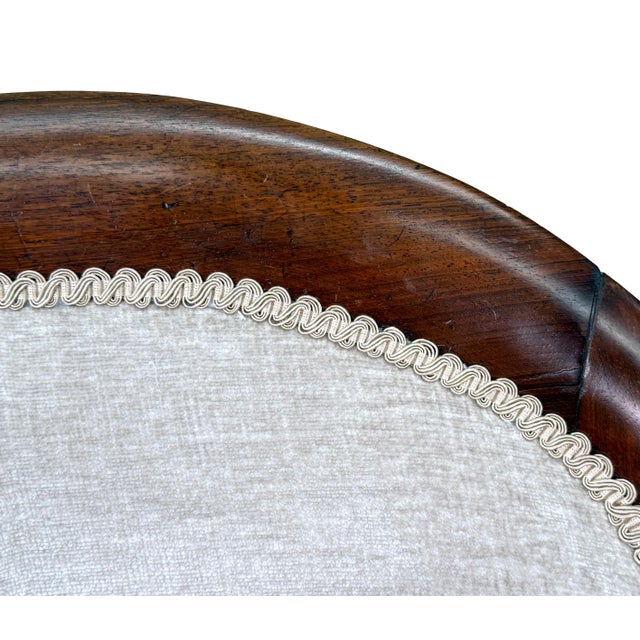 19th Century English Regency Rosewood Tub Library Armchair For Sale - Image 13 of 15