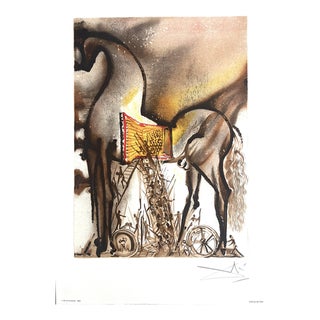 Salvador Dali, Trojan Horse, 1983, Lithograph For Sale