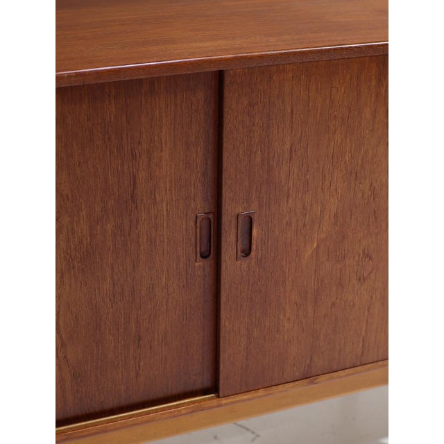 Model 160 Sideboard in Teak by Børge Mogensen for Søborg Møbelfabrik, 1950s For Sale - Image 10 of 16