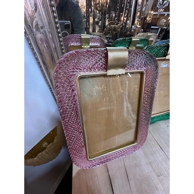 Murano Picture Frame For Sale - Image 4 of 5