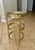 French Brass Three-Tier Round Side Table For Sale - Image 4 of 17