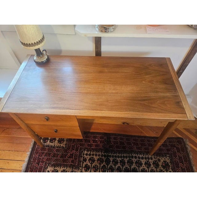 Mid 20th Century MCM Drexel Profile Desk by John Van Koert For Sale - Image 12 of 13