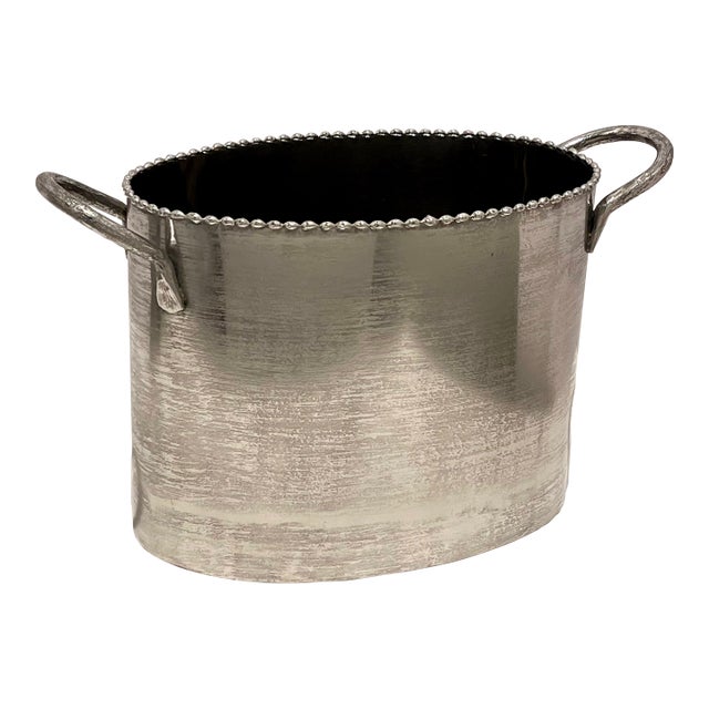 Michael Aram Molten Frost Double Cooler Wine/Champagne Chiller With Original Box For Sale