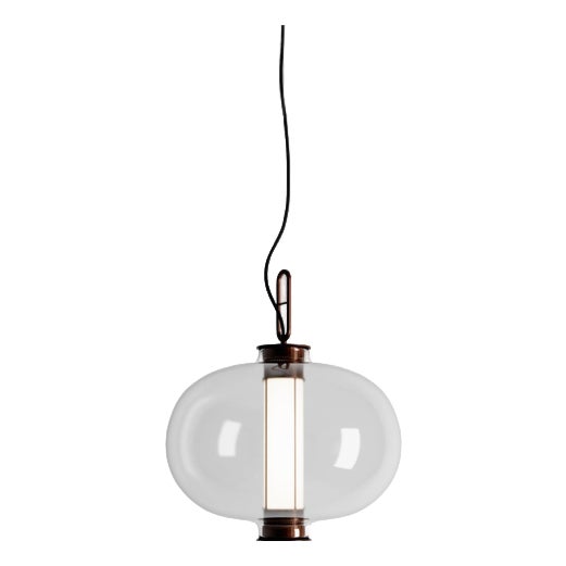 Bai T Ma Ma Bronze Light with Transparent Diffuser for Parachilna by Neri & Hu For Sale