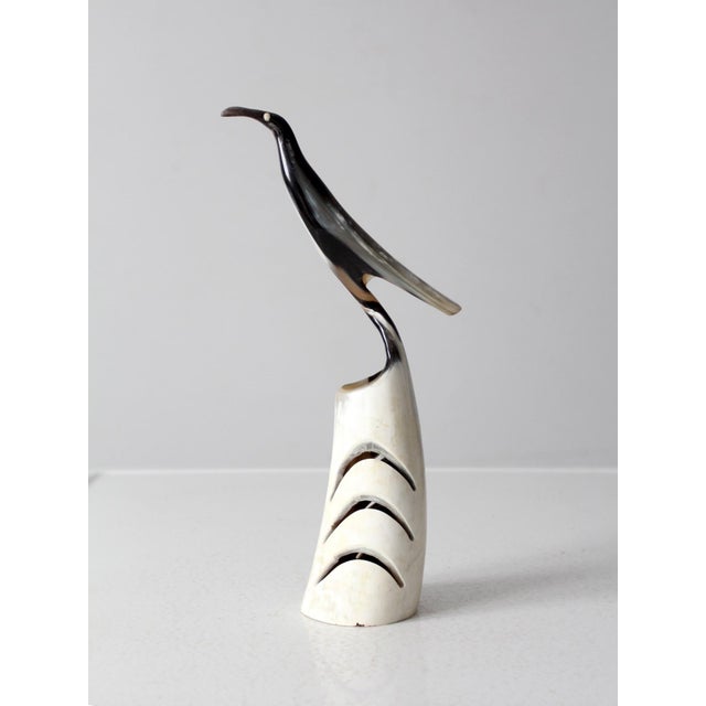 Vintage Polished Bird Sculpture For Sale - Image 10 of 11