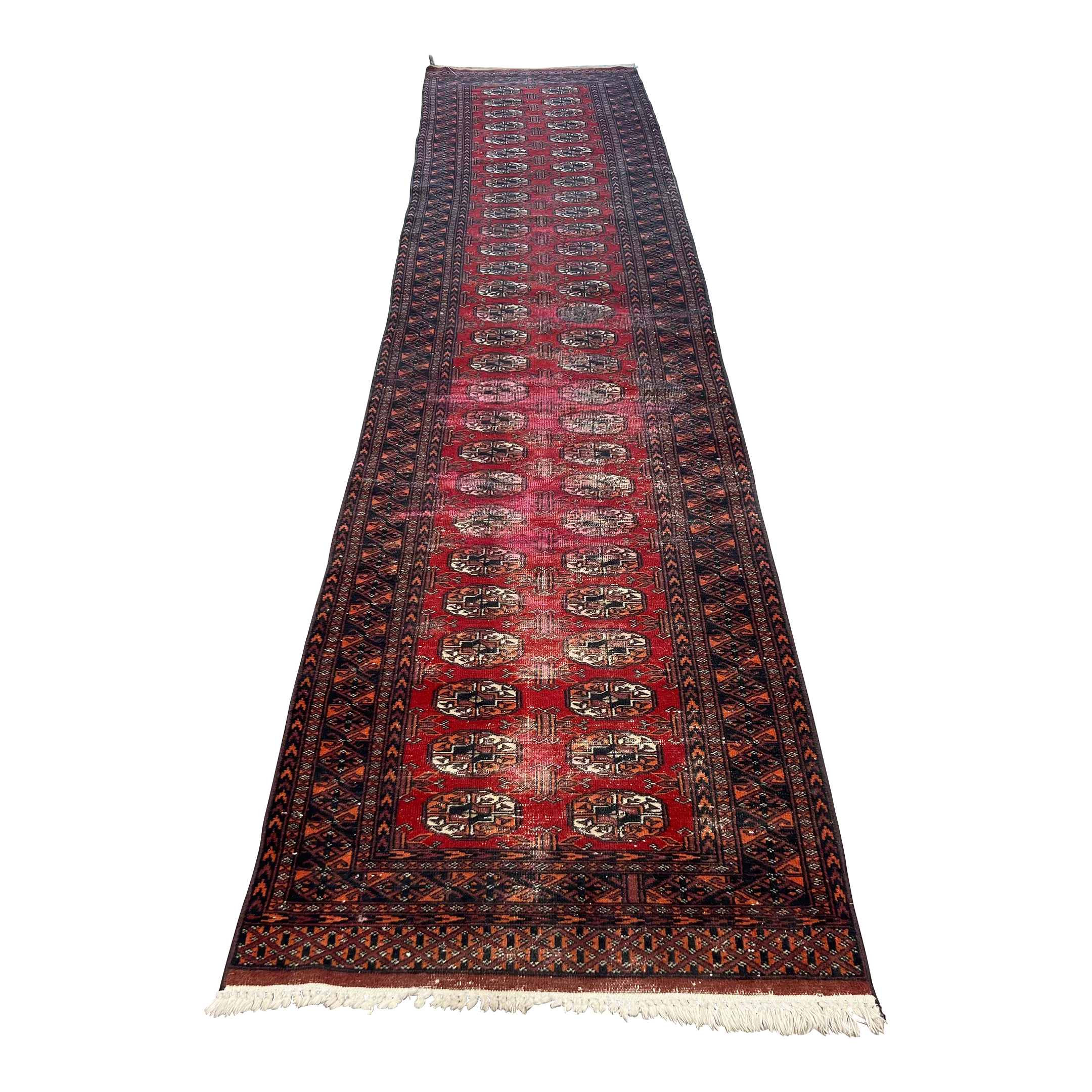 Authentique tapis noué à la main en laine LOUNALI - Gris - 149.99
