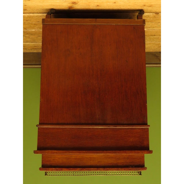 English Davenport with Leather Top, 1890s For Sale - Image 11 of 18