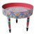 Moroccan Artisanal Table, Round Wooden Table For Sale