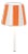 Zafferano Ceramic Orange Striped Shade for Poldina Micro Lido Lamp For Sale