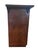 Vintage Chinese Campaign Style Walnut Server Cabinet For Sale - Image 10 of 12
