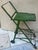 1930s Vintage Green Metal Cart, C. 1930's For Sale - Image 5 of 7