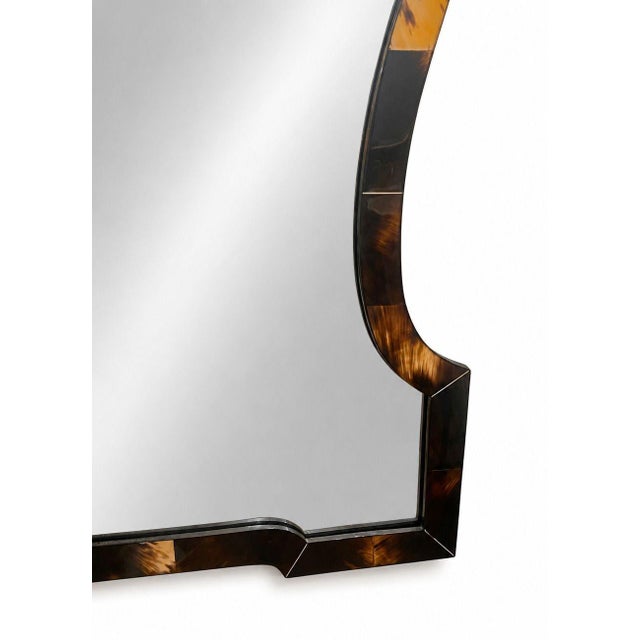 Karl Springer Chippendale-Style Horn Wall Mirror. u.s.a. Late 20th Century. For Sale - Image 10 of 11
