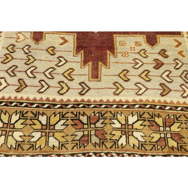 Vintage Turkish Oushak Rug with Modern Style - 03'10 x 06'11 For Sale - Image 4 of 10