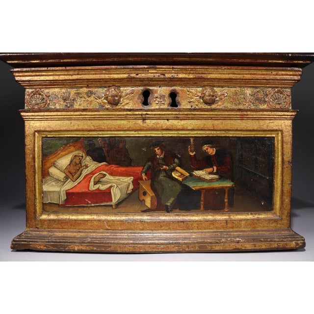 Spanish Renaissance Medical Box, 1550s For Sale - Image 11 of 14
