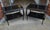 Striking and sophisticated, this exceptional pair of custom-made two-tier side tables beautifully captures the refined,...