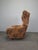Textile Mid-Century Czech Plush Wingback Recliner Chair, 1970s For Sale - Image 7 of 18