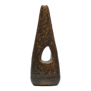 Luigi and Sophie De Lerma, Italian Mid-Century Modern, Organic Stoneware Vase