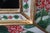 1960s Italian Reverse-Painted Geranium Glass Giltwood Mirror For Sale - Image 13 of 18