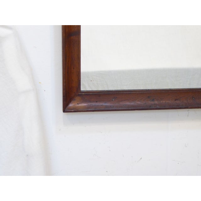 Vintage Modern Pine Mirror For Sale In Portland, ME - Image 6 of 6