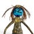 1960s Harold Einhorn MCM Brutalist Sculpture 20.5" Glass Metal Girl Skipping Rope For Sale - Image 4 of 15