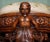 Anitque Victorian Carved Ottoman, 1840s For Sale - Image 10 of 14