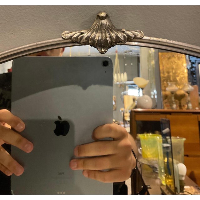 Mirror in Nickel, Italy, 1970 For Sale - Image 6 of 14