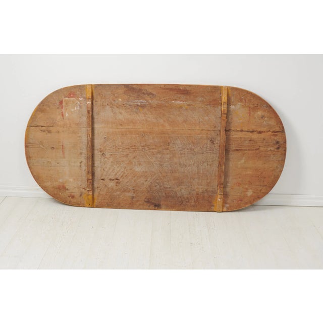 Swedish Baroque Pine Centre Table, 1758 For Sale - Image 11 of 13