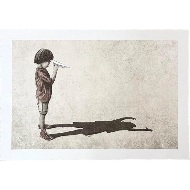 Contemporary Andrew Scott, Catch (Paper Plane), 2024, Paper For Sale - Image 3 of 3