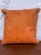 Early 21st Century Vintage Williams Sonoma Home Cane Woven Leather Pillow – Discontinued 20” Square Luxe Décor For Sale - Image 5 of 9