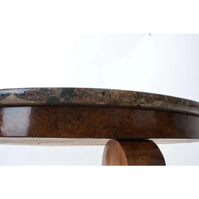 Brown 19th Century French Restauration Period Marble Center Table For Sale - Image 8 of 10