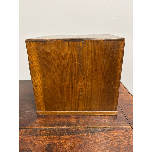 19th Century Antique English Tabletop Chest of Drawers For Sale - Image 5 of 8