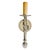 A sophisticated pair of electrical wall sconces, produced by Top Brass in 1992, in the style of the iconic mid-century...